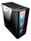 Gabinete Iceberg Crystal G9 Atx 4 Ventiladores Color Negro