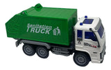 Camión De Basura Compactador De Impulsó Regalo Niños - Verde