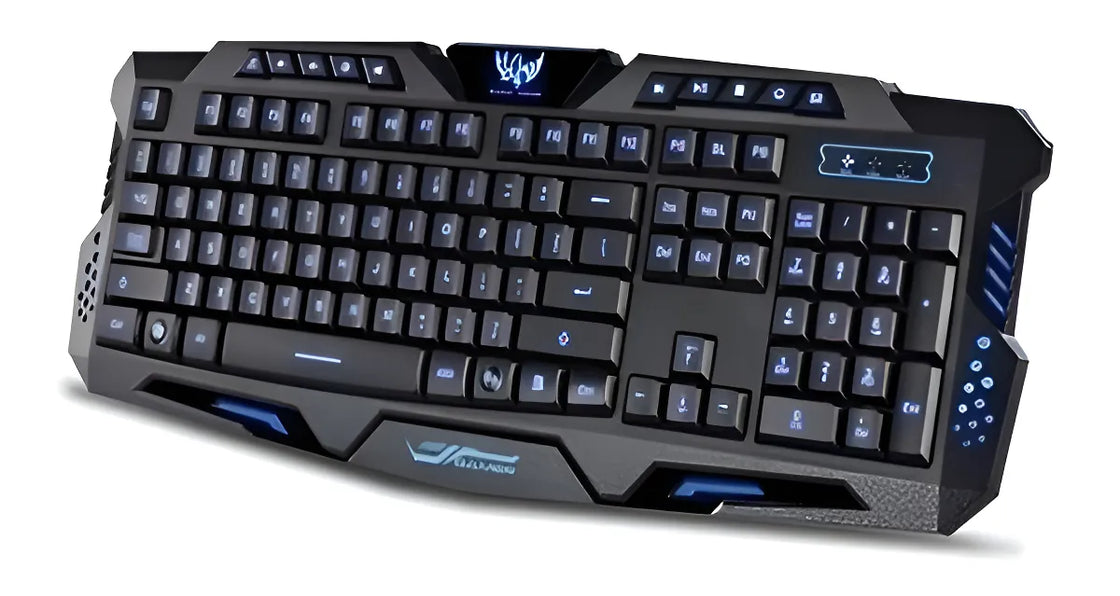 Teclado Usb Brobotix 420028 Ergonómico Iluminación Rgb /v