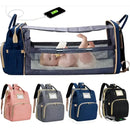 Maleta Bolso Pañalera Cambiador Baby Shower Cuna Expandible Color Segun disponibilidad Diseño de la tela Liso