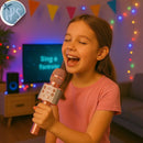 Microfono Karaoke Bluetooth -altavoz Ws 858 Color Rosa Chicle