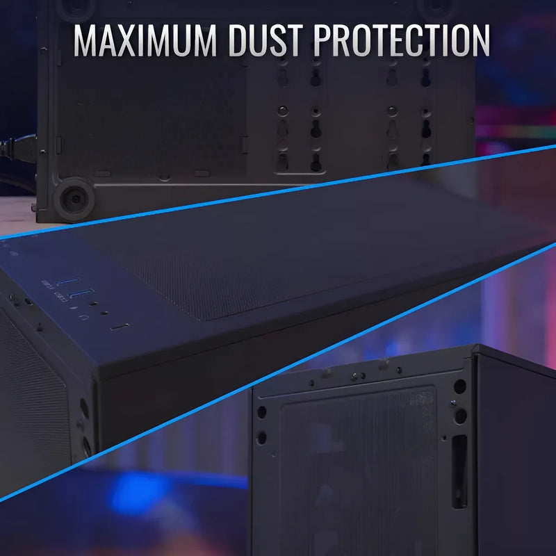 Chasis Gabinete Gamer Aerocool Interstellar + Rgb 5 Fans Color Negro