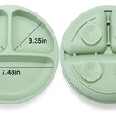 Platos De Silicona Irrompibles Para Bebés 3 Piezas