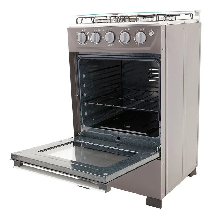 Estufa Romero Mixta Haceb 50 Cms Gas Natural Plata