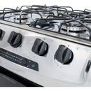 Estufa Orégano Haceb 60 Cms Negra-inox Gas Natural Color Negro/Inox