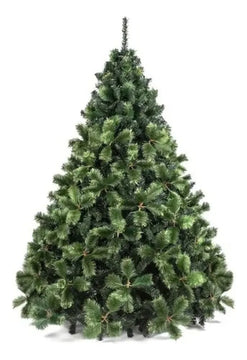 Pino Nevada Árbol De Navidad 2.25m Para Decoración Navideña Verde Claro