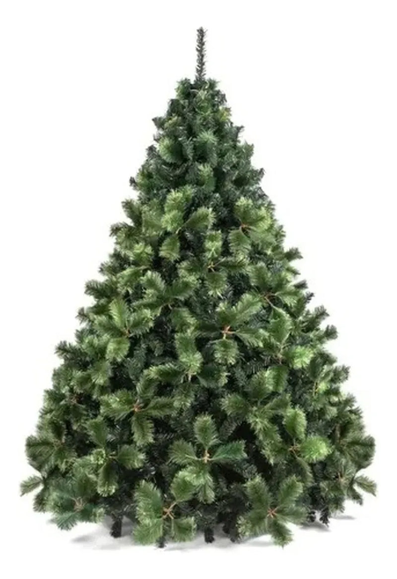 Pino Nevada Árbol De Navidad 2.25m Para Decoración Navideña Verde Claro