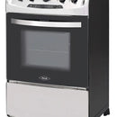 Estufa Orégano Haceb 60 Cms Negra-inox Gas Natural Color Negro/Inox
