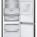 Nevera Lg 343l Bottom Freezer Doorcooling+ Thinq Negro Mate Plateado