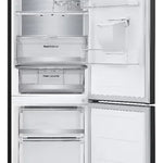 Nevera Lg 343l Bottom Freezer Doorcooling+ Thinq Negro Mate Plateado