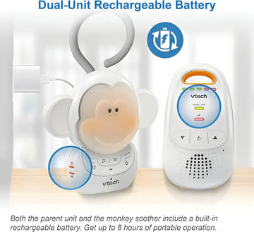 Monitor Vtech Audio Canciones De Cuna Y Lampara Portatil