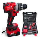 Taladro Percutor Inalámbrico 48v Potente Trabajo Brushless - Aleatorio