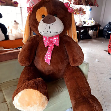 Perro Gigante De 2 Metros + Envio+ Perfumado + Moño Regalo