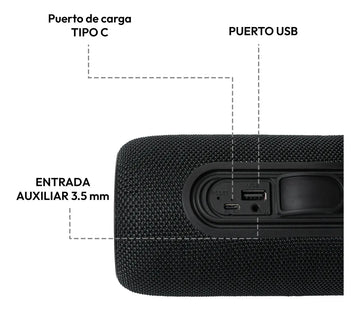 Parlante Portatil Bluetooth 10 W Sc10 Challenger