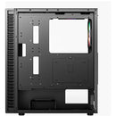 Chasis Atx Xyz Airone 100 Glass 6.fan Argb Negra Vidrio Temp Negro
