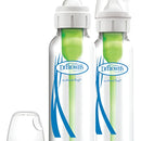 Set X2 Biberones De Vidrio Boca Estrecha De 8 Oz Color Transparente