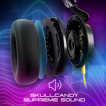 Audífonos Gamer Skullcandy Slyr Usb-c A Usb-a Y 3.5mm Negro