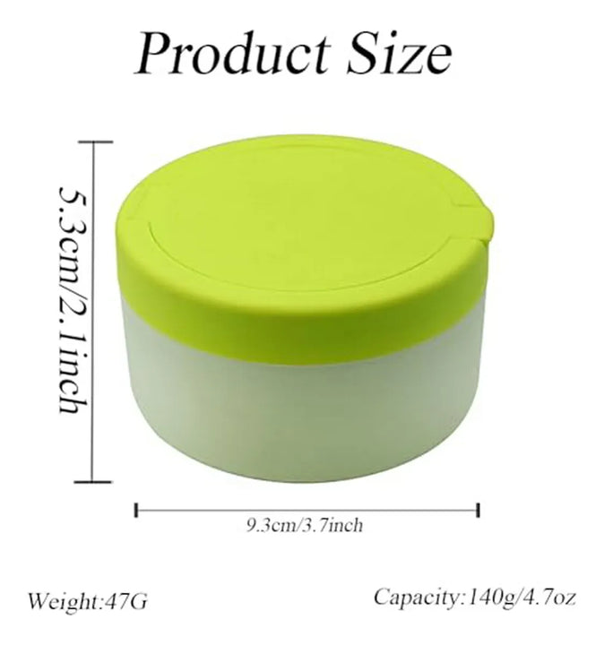 Estuche Recargable Para Talco De Bebé Con Sifter Verde