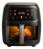 Freidora Olla Aire Caliente Sin Aceite Air Fryer 10 Litros Negro