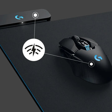 Pad Mouse Logitech Powerplay / Sistema De Carga Inalámbrica Black