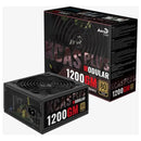 Fuente De Poder Aerocool Kcas Plus 1200w 80 Plus Gold Negro