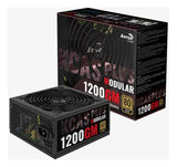 Fuente De Poder Aerocool Kcas Plus 1200w 80 Plus Gold Negro
