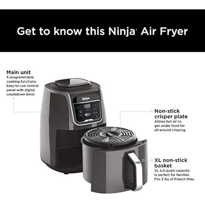 Ninja Af150amz Air Fryer Xl Que Air Fry's, Air Roast's