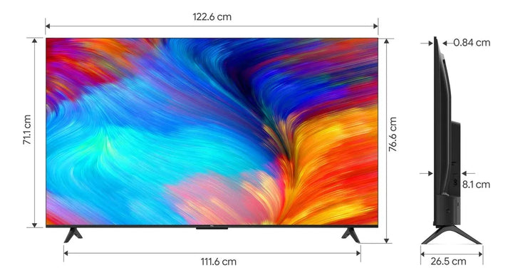 Televisor Tcl 55'' Led Smart Tv Google 55p635 4k-uhd