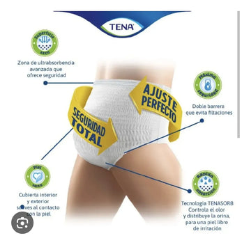 Tena Pants Ultra Talla M X 30 U Mediano