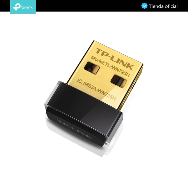 Tp-link, Tarjeta De Red Usb Nano Wifi 150mbps, Tl-wn725n