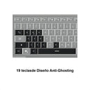 Teclado Con Cable Genius Slimstar 820 Iluminado Usb Teclado Negro Idioma Español España