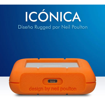 Disco duro externo LaCie Rugged STFR2000800 2TB naranja