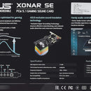 Tarjeta Sonido Asus Xonar Se Pci Expres 5.1 Gaming