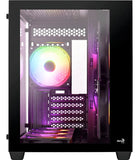 Gabinete Gamer Aerocool Dryft Negro Con 6 Ventiladores Argb Lateral