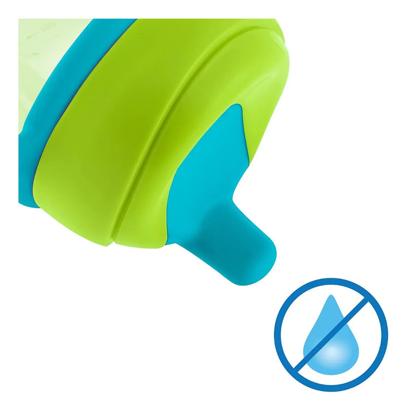 Vaso Entrenador Chicco 7 Onz Boquilla Semiblanda Verde 6m+ Azul