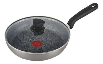 Sarten Imusa Talent Triforce 26cms Antiadherente Tapa Vidrio Color Gris