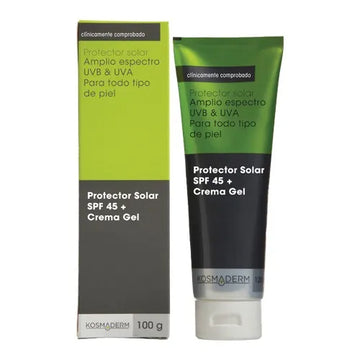 Protector Solar Spf 45 - Crema Gel - 100g Kosmaderm