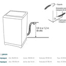Lavadora Automática Mabe Digital 14 Kg Carga Superior 127v Diamond Gray