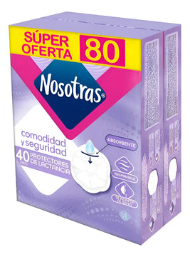 Protectores Lactinosotras 80und Blanco