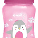 Vaso Entrenador Evenflo 5495 Pets Boquilla Suave 270ml/9oz Color Pinguino-rosa