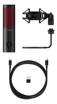 Micrófono Usb Hyperx Quadcast 2 Para Juegos, Streaming