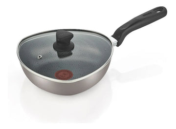 Wok Mas 24cm Tapa Vidrio A/a Imusa Talent 5861029272 Color Gris