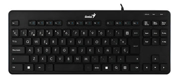 Teclado Compacto Usb Genius Luxemate 110 Español Color Del Teclado Negro