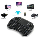 Teclado Airmouse Inalambrico Smart Tv Color del teclado Negro