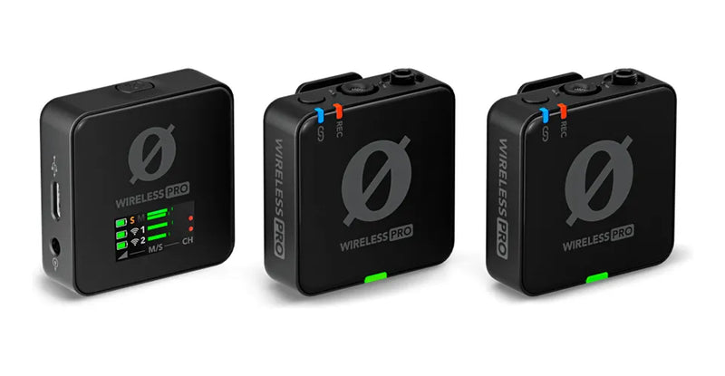 Micrófono Rode Wireless Pro Lapela para cámara de PC móvil Color Negro