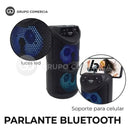 Parlante Bluetooth / Radio Cilindrico Mp3 Mega Bass Original Negro