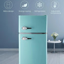 Refrigerador Compacto 3.5 Pies Cúbicos Mini Retro Doble Puer