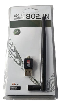 Adaptador Usb 2.0 Wifi Banda Inalambrica Antena 1200mbps Win