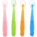 Cuchara Para Bebes Silicona X2u Color Verde
