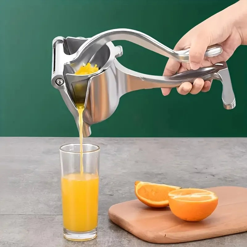Exprimidor Manual De Naranjas, Limones, Frutas En Aluminio